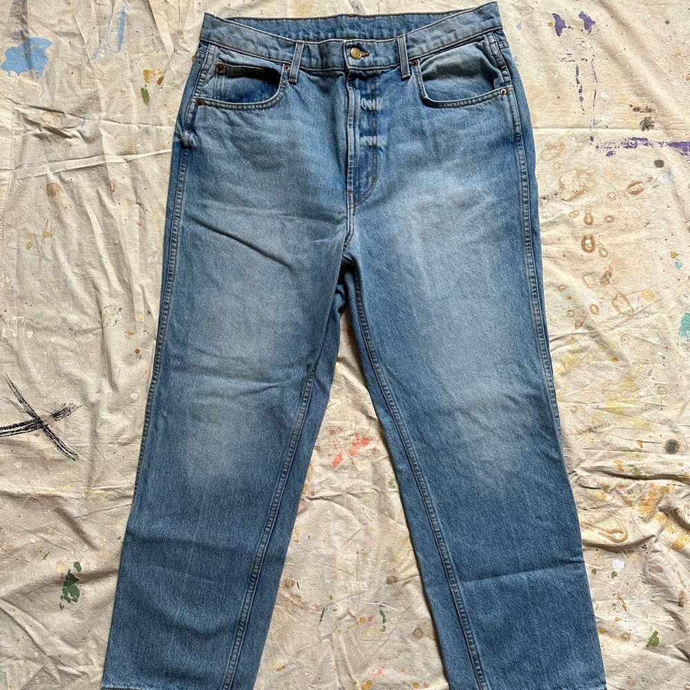 NWOT B Sides Louis Cropped High-rise slim-leg Jeans Size 32